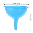 thumbnail image 2 of 3Pcs Kitchen Oil Funnels Silicone Liquid Oil Jam Transfer Funnels for Filling Bottles, 2 of 9