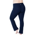 thumbnail image 2 of Rainbeau Curves Basic Compression Bootcut Pant, Women's Plus Navy 14/16, 2 of 3