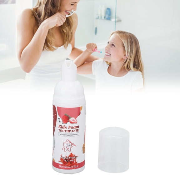 Pasta De Dientes Para Niños Pequeños, Rica En Calcio, Mantiene La Salud De Las Encías, Pasta De Dientes En Espuma, Refresca El Aliento Para Niños