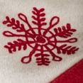 thumbnail image 3 of Vickerman Decorative 8" x 19" Let It Snow Collection Christmas Stocking, 3 of 3