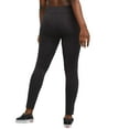 thumbnail image 5 of Hanes Legging en Jersey Extensible pour Femmes, G, Noir, 5 of 5