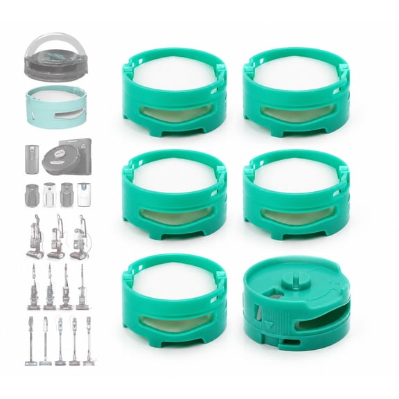 6-Pack, Compatible with Shark Odor Neutralizer Technology Vacuum Cartridges, 268ZQ3000