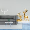 thumbnail image 2 of Escultura de ángel, estatua de ciervo, figura de resina, decoración del hogar, adorno artístico de mesa, adecuado para sala de estar, dormitorio, ofic, 2 of 8