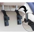 thumbnail image 4 of Gancho para reposacabezas de asiento de coche, paquete de 4 ganchos ajustables para almacenamiento de reposacabezas de coche, colgador para asiento trasero fuerte y duradero para vehículo, 4 of 5