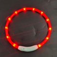 thumbnail image 3 of LED Glowing Dog Collar USB Charging Pet Dog Collar Night Luminous Dog Collars Rechargeable Night Safety Flashing Necklace 1Pcs, 3 of 9