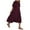 summer dress for women-Wine, variant on ZVAVZ Homecoming Dresses Plus Size Fashion Women Loose Solid Color O Puff Sleeve Casual Short Sleeves Dress Ropa De Mujer