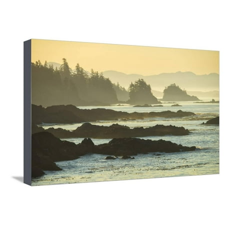 West Coast Canada Canada, British Columbia Vancouver Island, Ucluelet, West Coast Stretched Canvas Print Wall Art By Christian Heeb ()