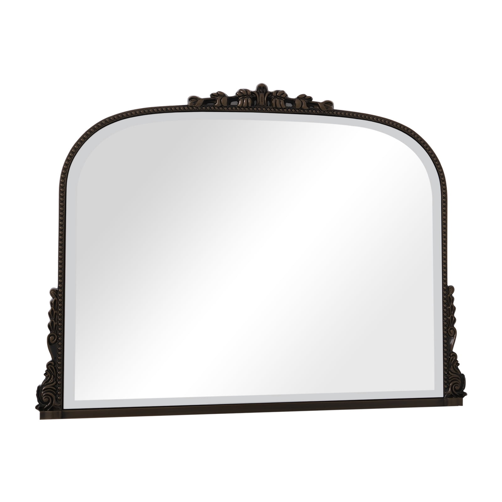BEAUTYPEAK 44"x32" Vintage Bathroom Mirror Baroque Style Decorative Vanity Mirror Wall Mounted, Antique Bronze