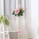 thumbnail image 5 of Pendiente de Flor Artificial, Adornos de Pared, Flor Falsa Colgante, Ornamento Floral, Artificial para Interior, Jardín Simulativo, Pendiente de Madera, Floral Artificial, Long-Tail,, 5 of 9