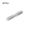 thumbnail image 3 of Unique Bargains 304 Tige de Poussée en Acier Inoxydable Tige Filetée à Double Extrémité pour les Modèles DIY RC M8x45mm, Pack de 26, 3 of 6