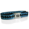 Batman Logo Seatbelt Buckle Blue Strap Belt