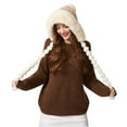 thumbnail image 4 of Thick Warm Knitted Winter Hat, Fleece-lined, Cute Earm-covered, Windproof Wool Beanie, Cozy and Stylish Face Covering for Ultimate Cold Weather Protection, 4 of 8