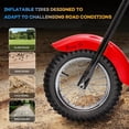 thumbnail image 5 of 24V 250W Kids Electric Dirt Bike - Electric Motorcycle with 2 Speed Up to 14 MPH, 60 Min Ride Time, LED Light, Off-Road Dirt Bike for Boys & Girls Ages 6-12, 5 of 7