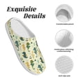 thumbnail image 5 of Wukai Seahorse Print Women's Indoor Bedroom Slipper Slip On Shoes, Unisex House Shoes with Anti-Skid Sole for Men, Gift for Women Men-8, 5 of 7