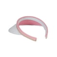 thumbnail image 3 of Top Headwear 2 Tone Cotton Clip On Visor 3 Inch Wide Brim, White, 3 of 4