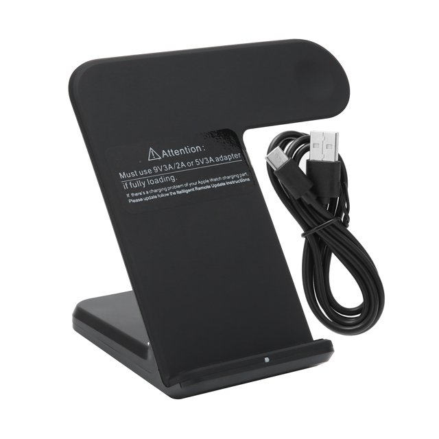 Soporte de cargador inalámbrico para IOS Watch 2 en 1 base de carga inalámbrica para teléfonos móviles IOS