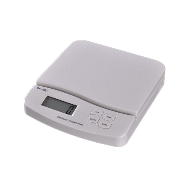 keepw 25kg/1g High Precision Electronic Compact Scale LED Kitchen Scales ABS Weight Balance Accurate Gram Package Weighing Tool Grey