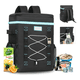 thumbnail image 3 of Mochila Hielera Impermeable Bolsa Térmica 30 L Malubero, Negra con Azul, 3 of 5