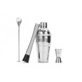 thumbnail image 1 of Crown Royal 4-Piece Stainless Steel Bar Tools Set Perfect Home Bartending Kit, 1 of 5
