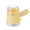 Yellow, variant on Ruanlalo Quantitative Salt Tank Bird-Shaped Condiment Bottle Transparent Cap Salt Dispenser One Press 0.5g Output Low-salt Dispenser for Kitchen