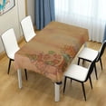 thumbnail image 6 of SKYSONIC 54"X54" Square Tablecloth with Santa Prints, Anti-Wrinkle and Smooth Table Cloth for Kitchen/Home Wedding Decoration, 6 of 7