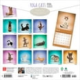 thumbnail image 2 of Yoga Cats OFFICIAL | 2026 12x24" (Hanging) Square Wall Calendar | Plastic-Free, 2 of 9