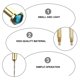thumbnail image 4 of EeaseMX Broca de metal para uñas, 3 unidades, para colgar, joya, accesorio para decoración de uñas, 4 of 7