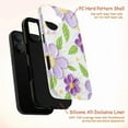 thumbnail image 3 of Purple Floral Phone Case for iPhone 16 15 14 13 12 11 Pro Max, 3 of 6