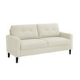thumbnail image 3 of Lifestyle Solutions Canapé Luna en Tissu Beige Rembourrage, 3 of 5