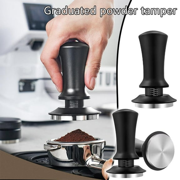 Ruifaya 51mm/53mm/58mm Coffee Tamper Calibrated Espresso Tamper with Spring Loaded