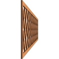 thumbnail image 3 of Ekena Millwork 46 3/4"W x 10"H x 1/4"T Hadley Fretwork Moulding, Cherry, 3 of 13