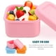 thumbnail image 3 of Caja de silicona para comida pequeña, caja hermética para aperitivos y congelador, caja de mantenimiento fresco, 3 uds., 3 of 6
