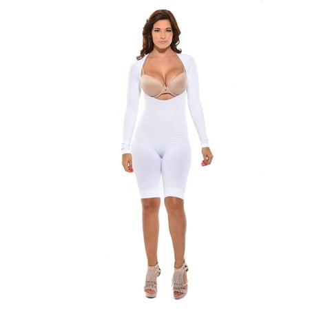 

Mid-Thigh Arm control Bodysuit. Body Shaper Arm Shapewear
