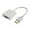 White, variant on 1080P HDTV to VGA Adapter Converters Output Computer Set Top Box Connector Dongle for Laptop PC Monitor Projector
