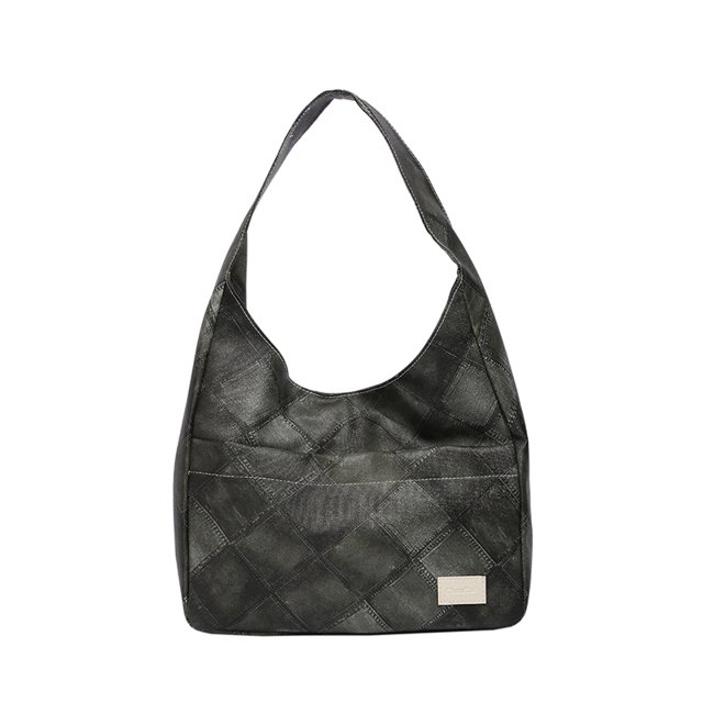 Bolso de mano para mujer, bolso de hombro de cuero PU, bolso de mano grande informal para mujer (negro) FLhrweasw Nuevo