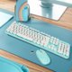 thumbnail image 4 of Combo De Teclado Y Mouse Inalámbrico Keys, 104 Teclas Retro 2.4G Ratón De Teclado Inalámbrico Con Teclas Redondas Y Teclado Numérico, 4 of 8