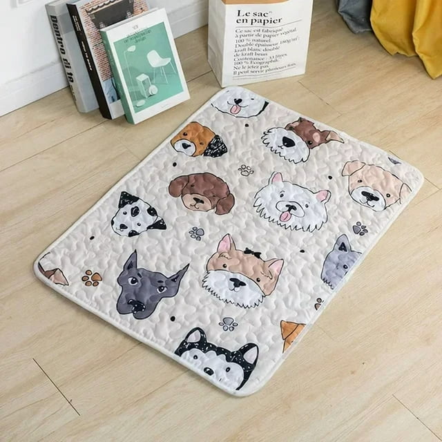 Tapis d'Urine pour Chien Réutilisable et Lavable pour Lit et Entraînement Tapis Absorbant pour Couches d'Animaux Quatre Saisons Tapis Essentiel pour Chien