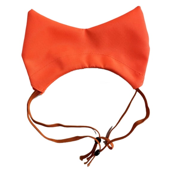 Dog Ear Protection, Ear Protection, Dog Ear CoversforBath, Waterproof Fabric, Adjustable Buckle Strap, Pet Grooming, Orange 10X5inHeadgear, 1 Pc