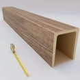 thumbnail image 6 of Ekena Millwork 9 1/2"W x 9 1/2"H x 144"L 3-Sided (U-Beam) Mena HeritageTimber Faux Wood Ceiling Beam, Warm Caramel, 6 of 12
