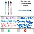 thumbnail image 2 of Magnetic Dry Erase Whiteboard For Refrigerator with 3 Pens and Large, 2 of 8