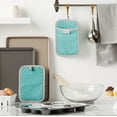 thumbnail image 2 of KitchenAid Asteroid Pot Holder 2-Pack Set, Aqua Sky, 7" x 10", 2 of 6