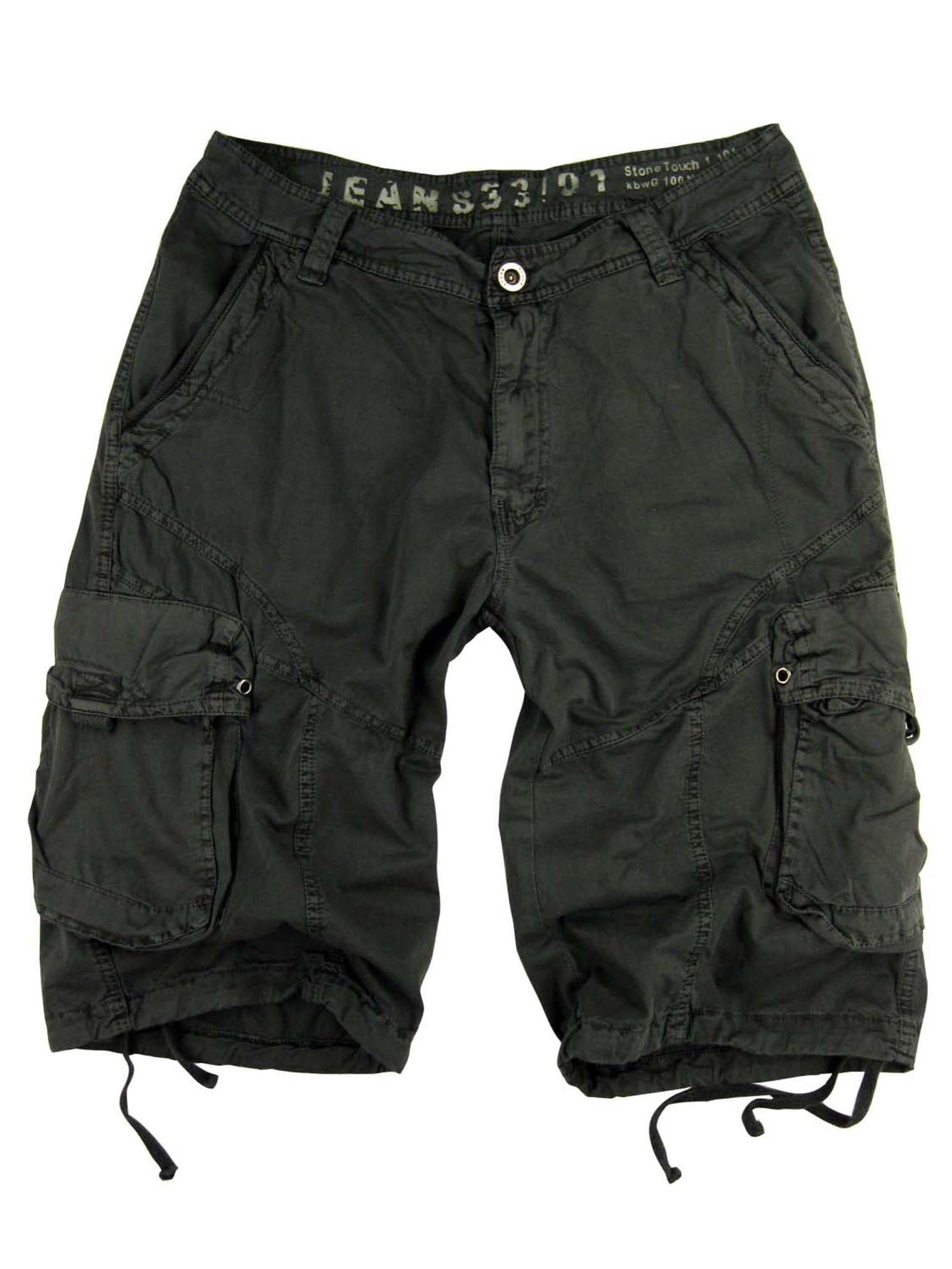 Military-style Cargo Shorts, Plus size 