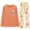 Orange, variant on Liuchenyi Cotton Pajamas for Women Set Under $15Womens Printed Fleece Pajama Sets for Women 2 Piece Soft And Warm Loungewear Nightwear Long Sleeve Top Cotton Pajamas for Women Set