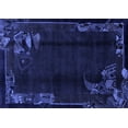 thumbnail image 1 of Ahgly Company Indoor Rectangle Abstract Blue Modern Area Rugs, 7' x 10', 1 of 4