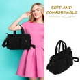 thumbnail image 3 of unbranded Crossbody Tote Femenino En Nylon Negro Con Desmontables Y Bolsillos, 3 of 8