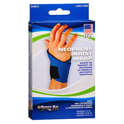 Sportaid Wrist Brace Neoprene, Blue, Univ - 1 ea