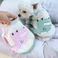 thumbnail image 1 of Dengjunhu Pet Clothes Eye-catching Wear Resistant Polyester Puppy Print Two-legged Sweater Pet Apparel for Autumn, 1 of 7