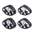 thumbnail image 1 of HILABEE 4Pcs 1/24 RC Crawler Snow Track Wheel Tires Attachment Replacement for SCX24 Silver, 1 of 6