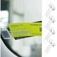 thumbnail image 2 of Soporte para boletos de estacionamiento para parabrisas de automóvil (5 piezas) con clip de permiso transparente, 2 of 5