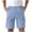 Light Blue, variant on Lenago Shorts Womens Shorts,Mens Shorts,Unisex Solid Color Pocket Button Zipper Casual Sport Shorts Pants Unisex Cargo Shorts Outdoors Straight-Leg Knee-Length Shorts,Size S-3XL
